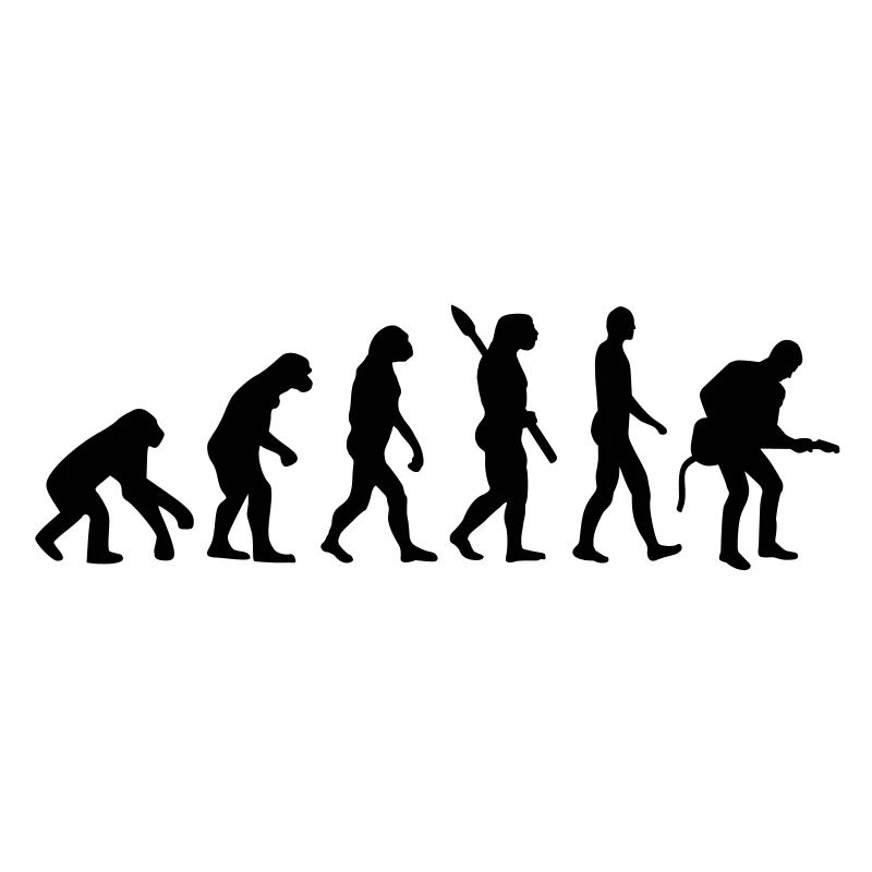 Evolution Rock Musiker