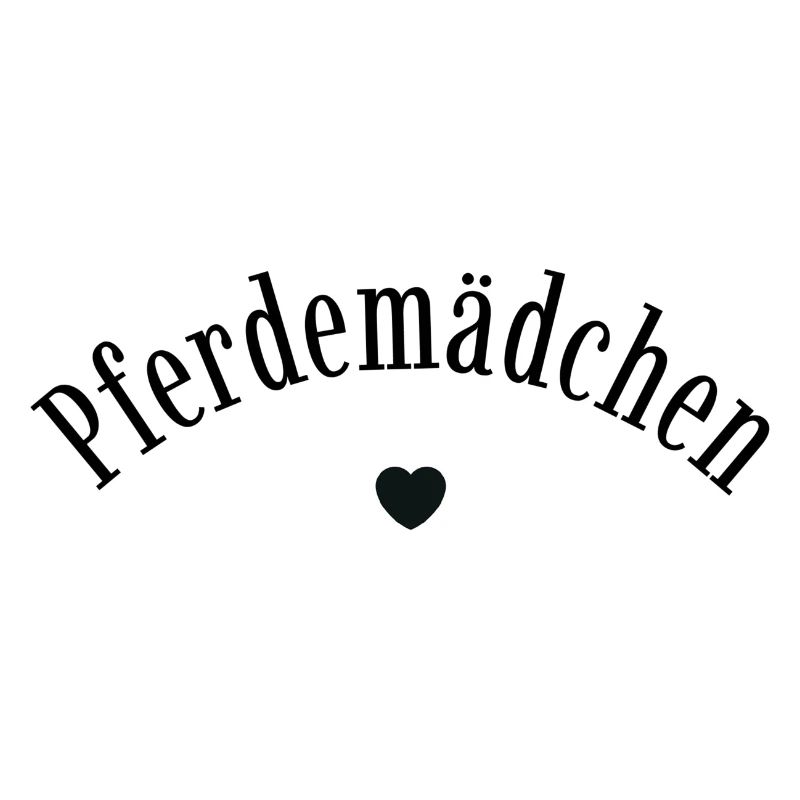 Pferdemädchen Herz Pferd reiten Geschenk