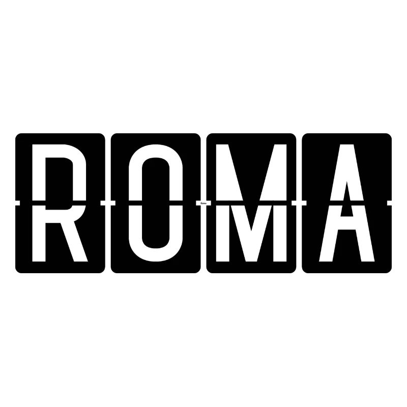 Panneau de l’aéroport de Rome