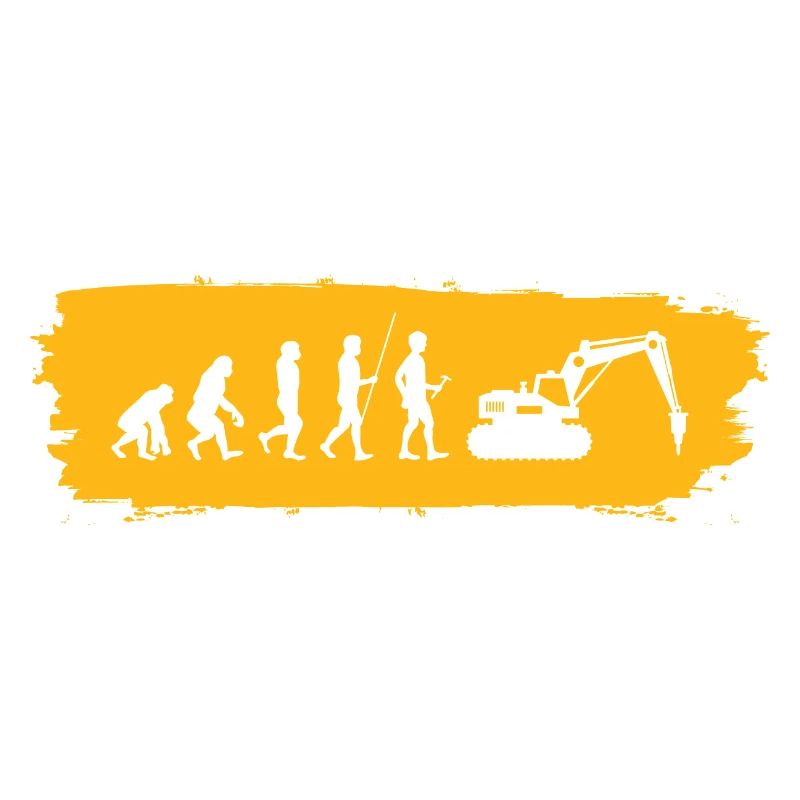 Evolution hin zum Bagger