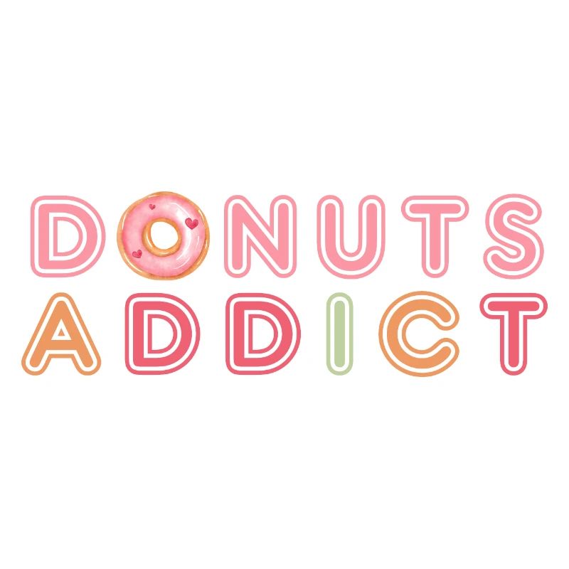 Donuts süchtig Liebe