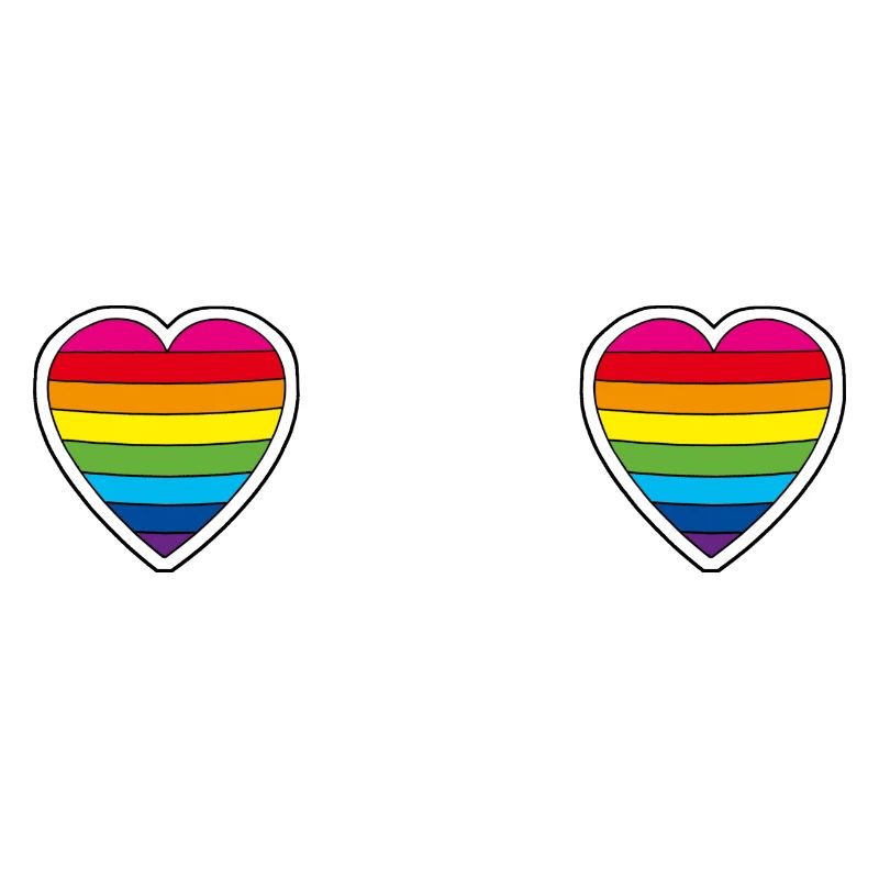pride hearts