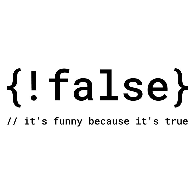 Code Humor Tee : La Blague Logique