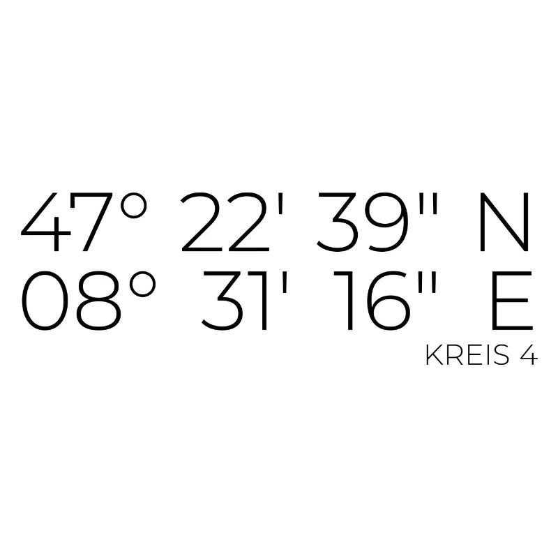 Coordinates Kreis 4 Zurich