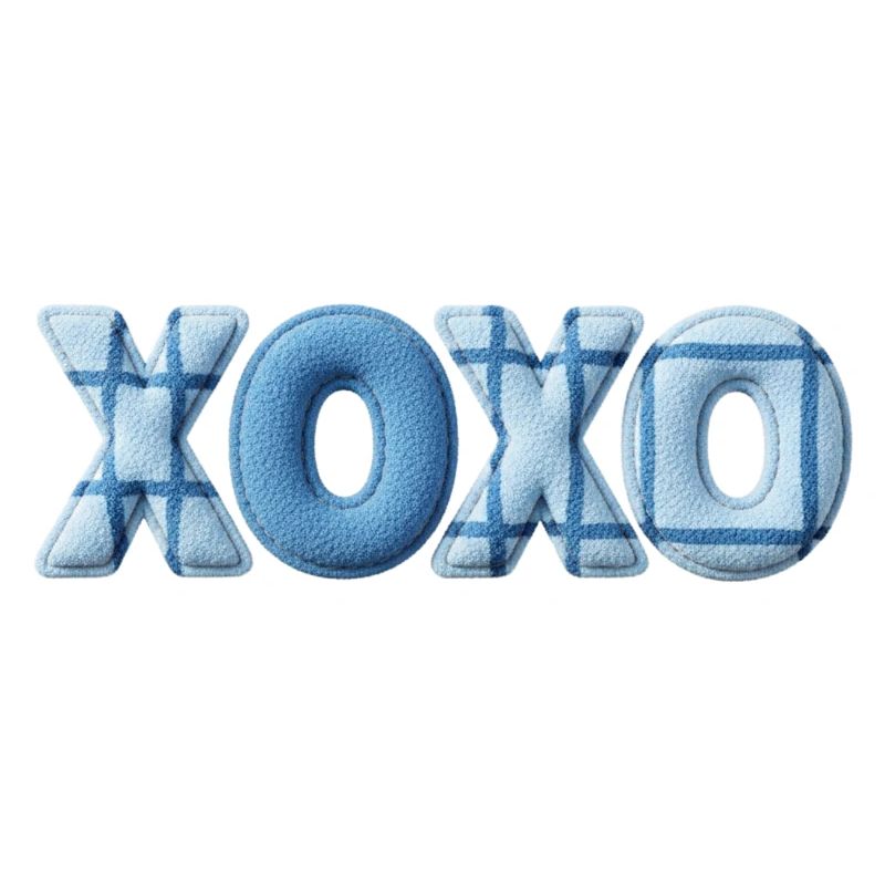 XOXO Patchwork Look mit Stoff Optik