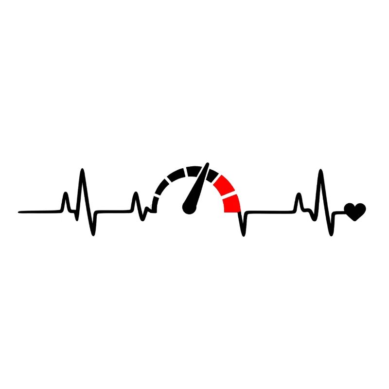 Motif du logo du ruban du segment rouge