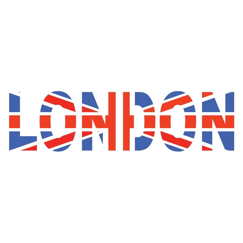 Londres couché avec drapeau
