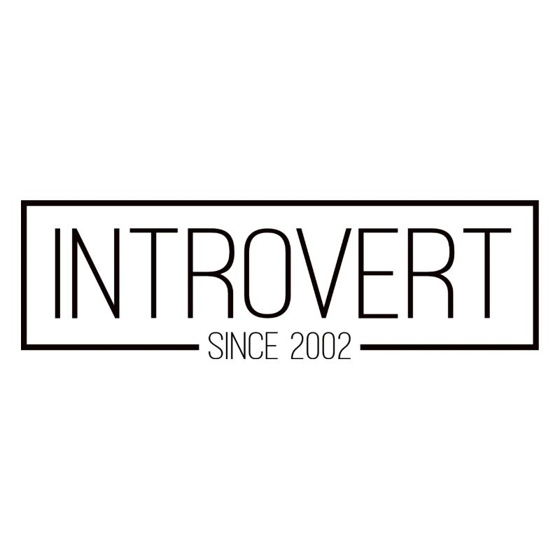 Introvert since 2002 black