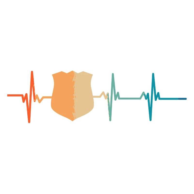 Heartbeat Polizei-Abzeichen