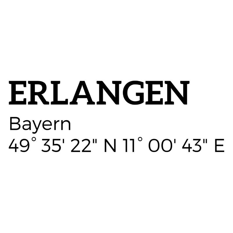 Erlangen Bavaria coordinates