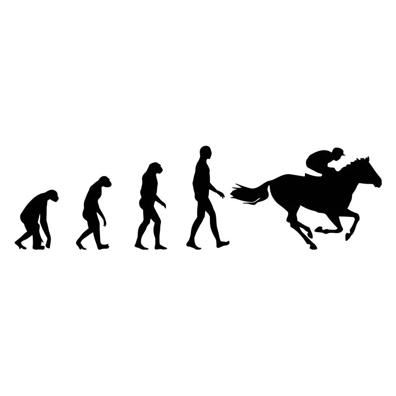 Evolution from man to pro rider