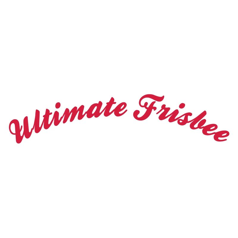 ultimate frisbee cool curved logo