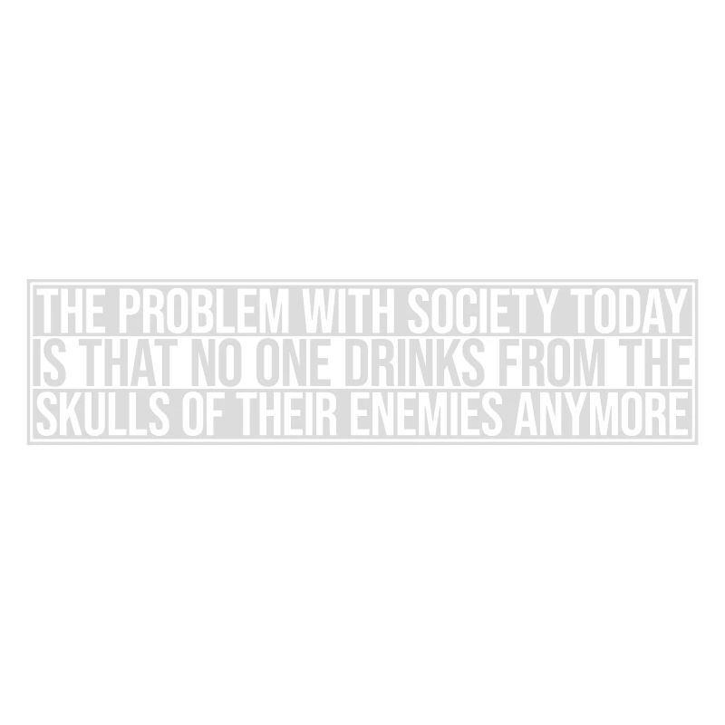 drinks from enemies skulls