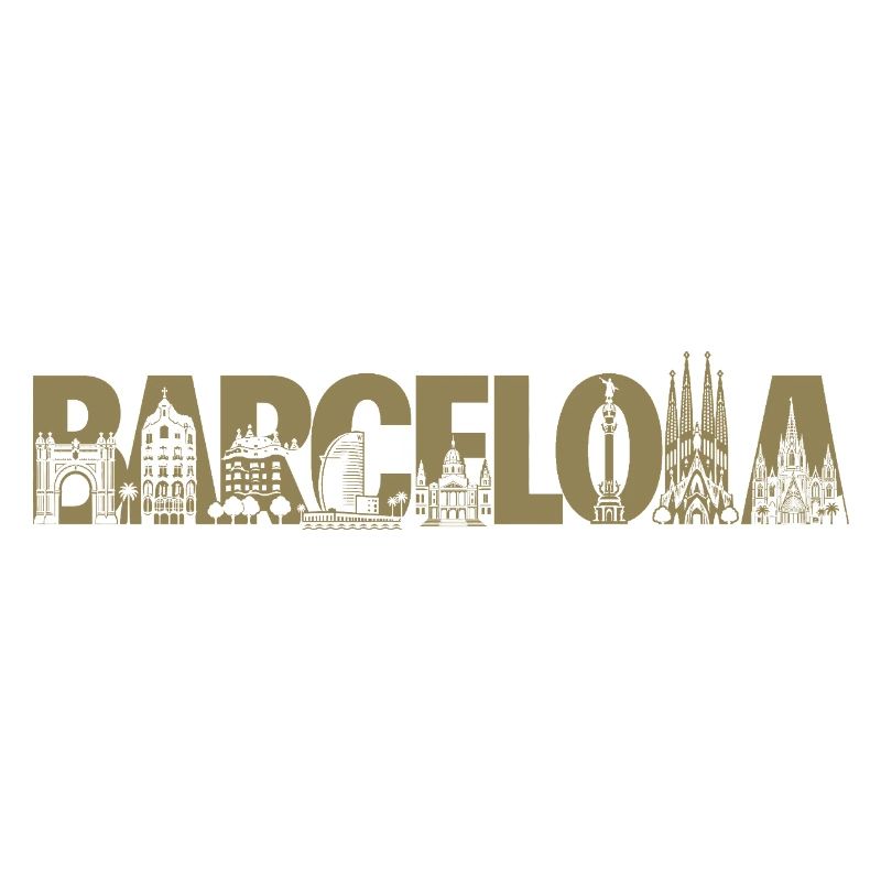 Barcelone Espagne Catalogne Silhouette