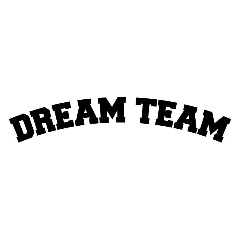 Text Bogen Design Freunde Paar Pärchen Dream Team