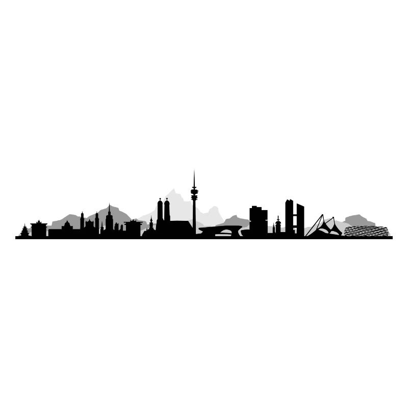 Skyline - München Berge