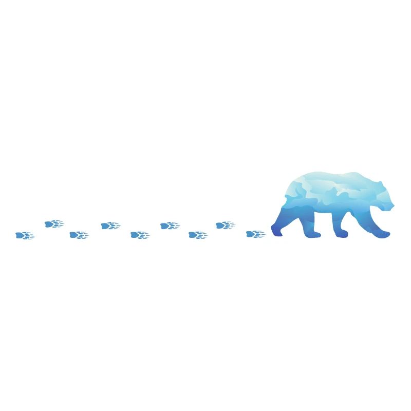 Laufender Eisbär