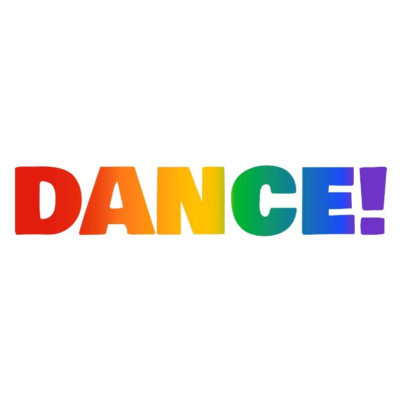Texte arc-en-ciel DANCE