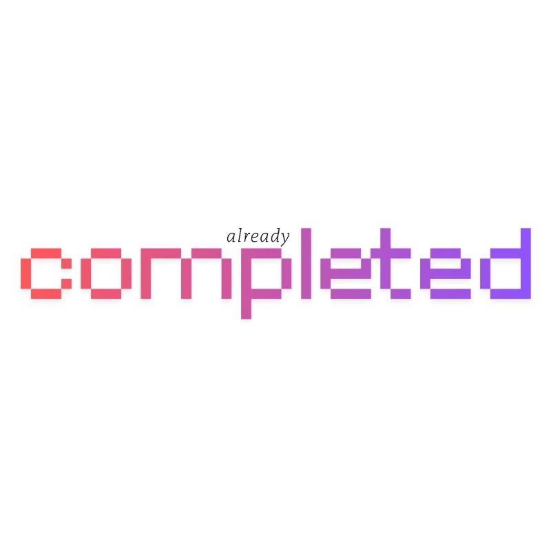 Déjà terminé !