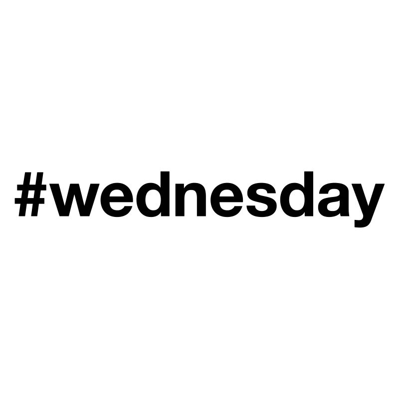 MERCREDI Hashtag mercredi