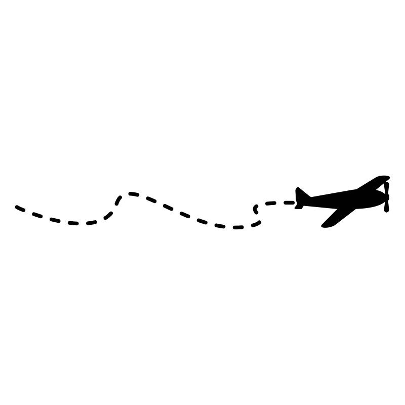 Flugzeug / flying plain (1c)