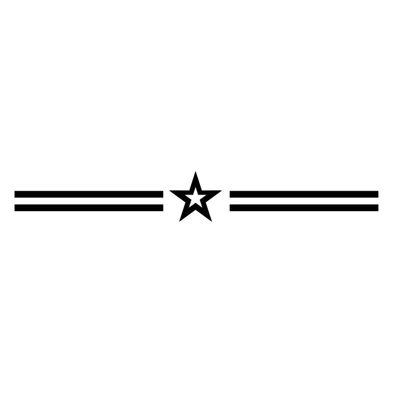 Doppelinie & Stern / double line & star (1c)