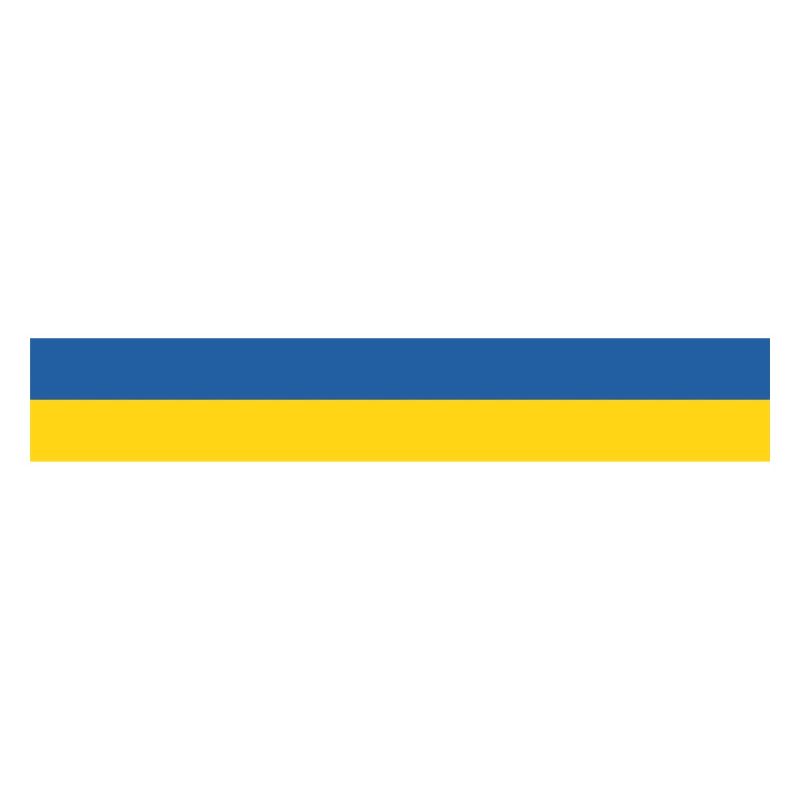 Linie oder Flagge Ukraine