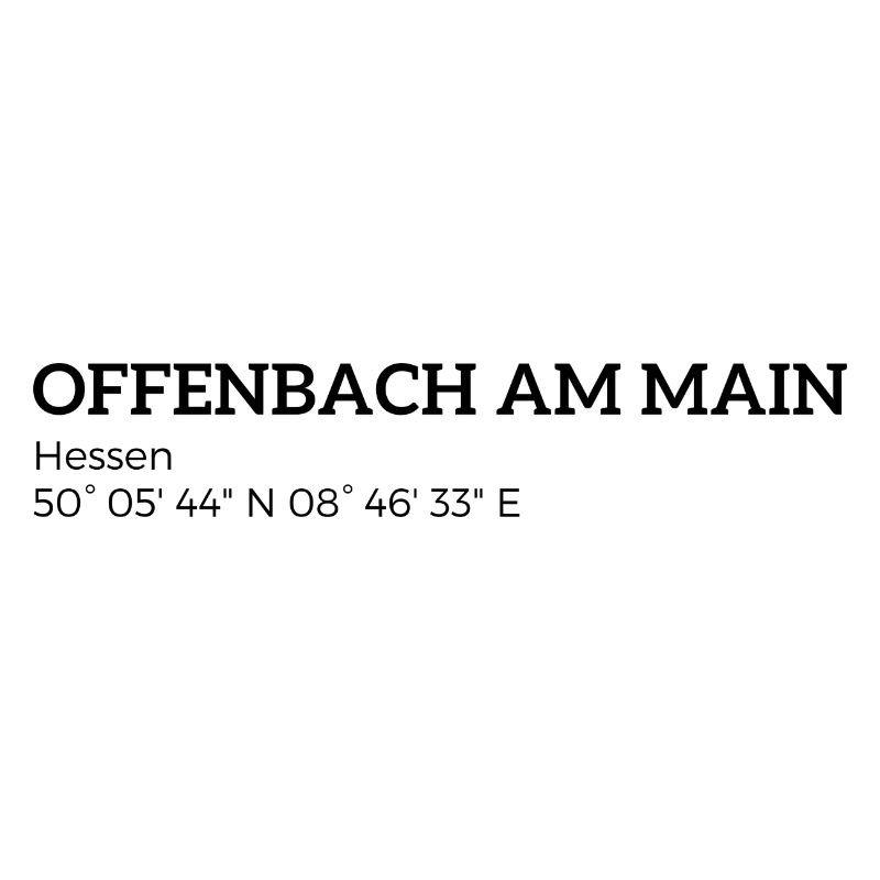 Offenbach am Main Hesse coordinates