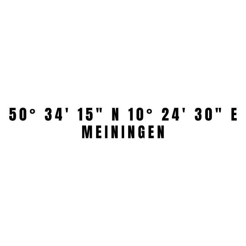 Meiningen Thuringia Coordinates
