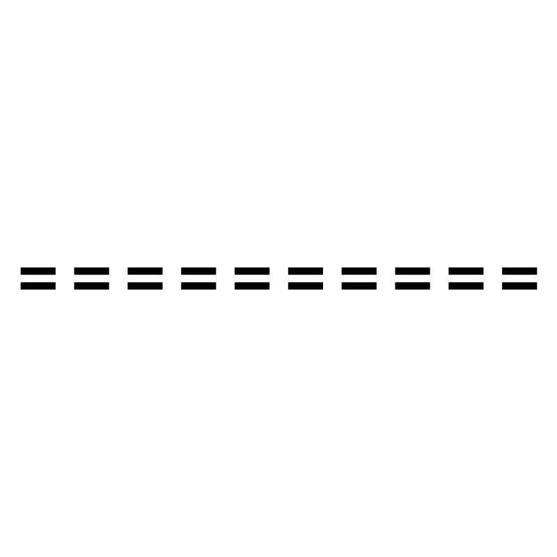 Line dashed symbol stroke