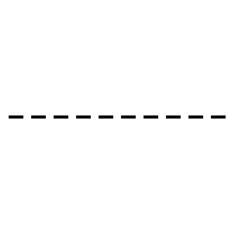 Line dashed symbol stroke
