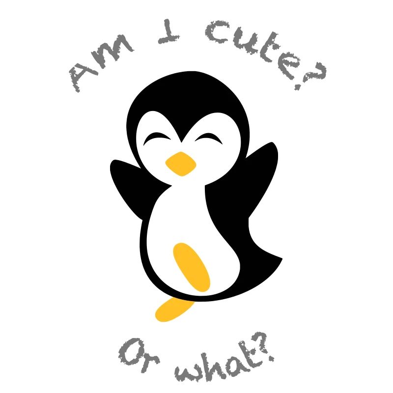 Pingouin mignon | Couleurs de conception librement sélectionnables.