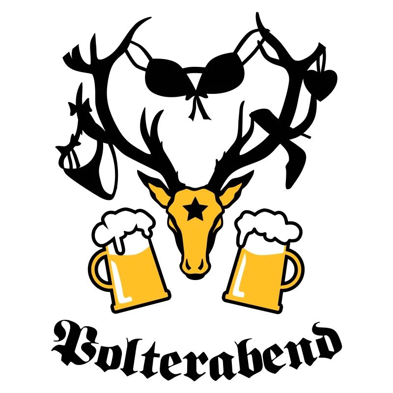 Hirsch Polterabend JGA Bier