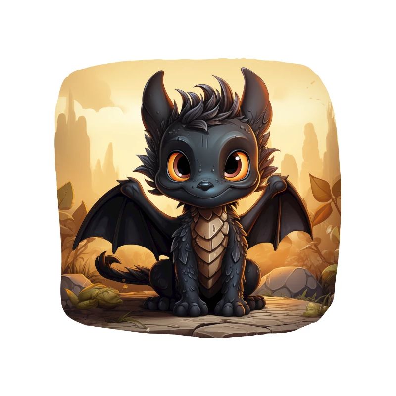 Jack der süße schwarzer Drache