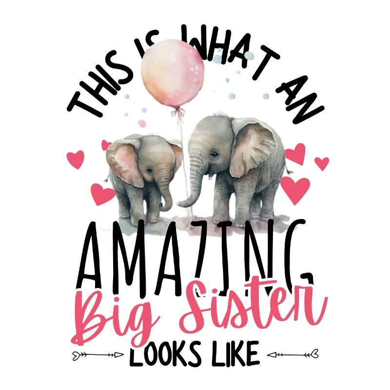 Announcing pregnancy with cute elephants