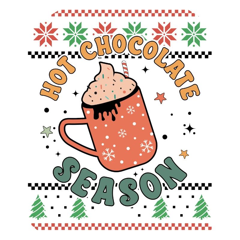 Saison du chocolat chaud - Noël rétro et moche