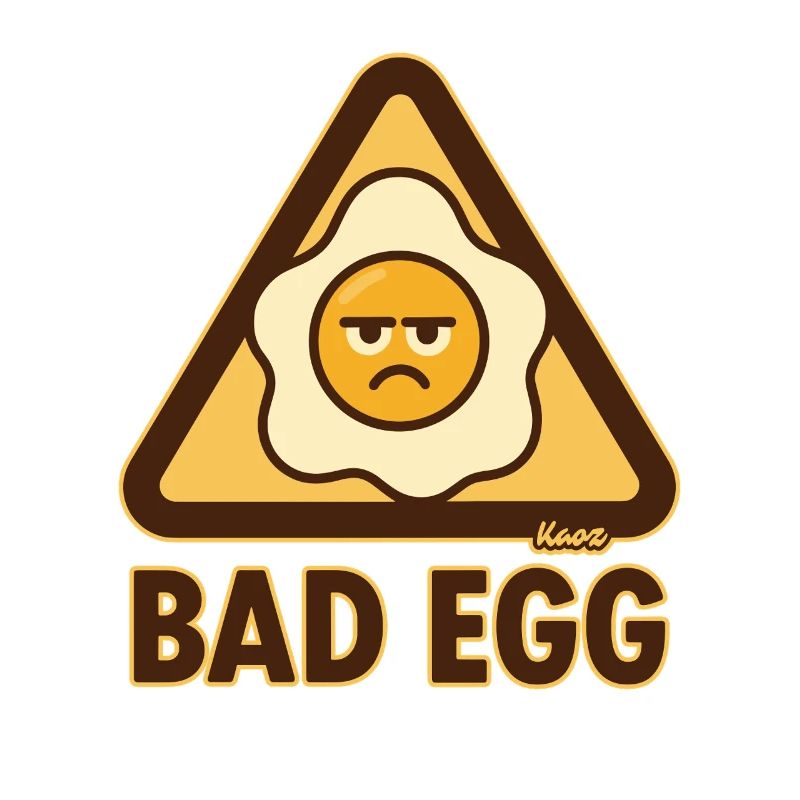 Bad egg with a bad mood