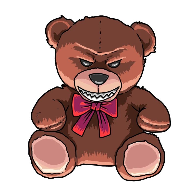 Horror Teddy spoiled bad horror Halloween