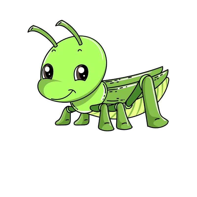 Cute grasshopper design for a grasshopper