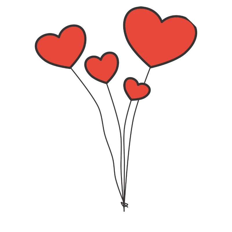 Cœurs de ballon