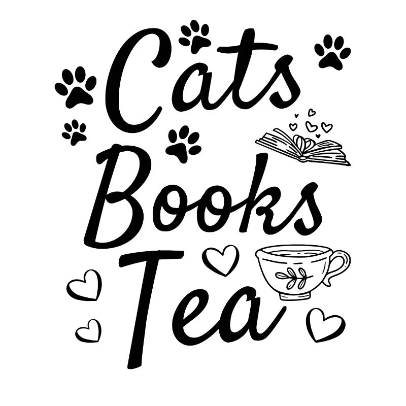 Cats Books Tea Book Reading Library Book
