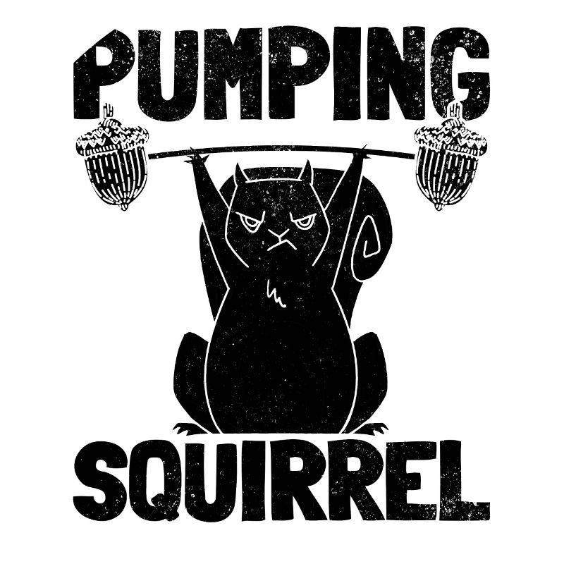 Eichhörnchen Powerlifting Eichhörnchen