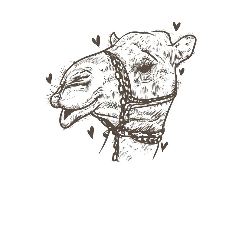 Kamel Karawane Wüste Dromedar Tier