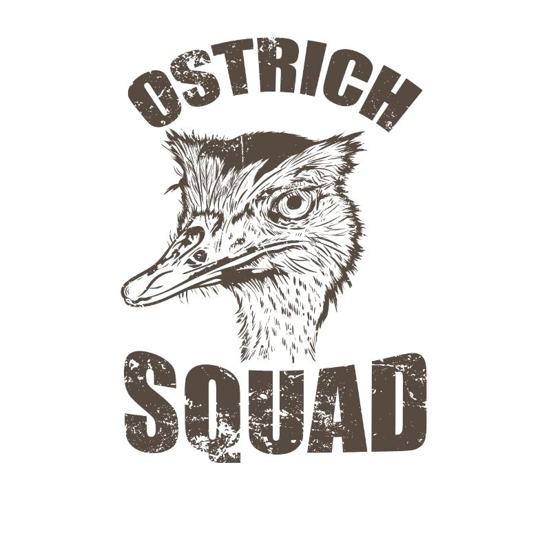 Escouade d’autruche Oiseau Autruche