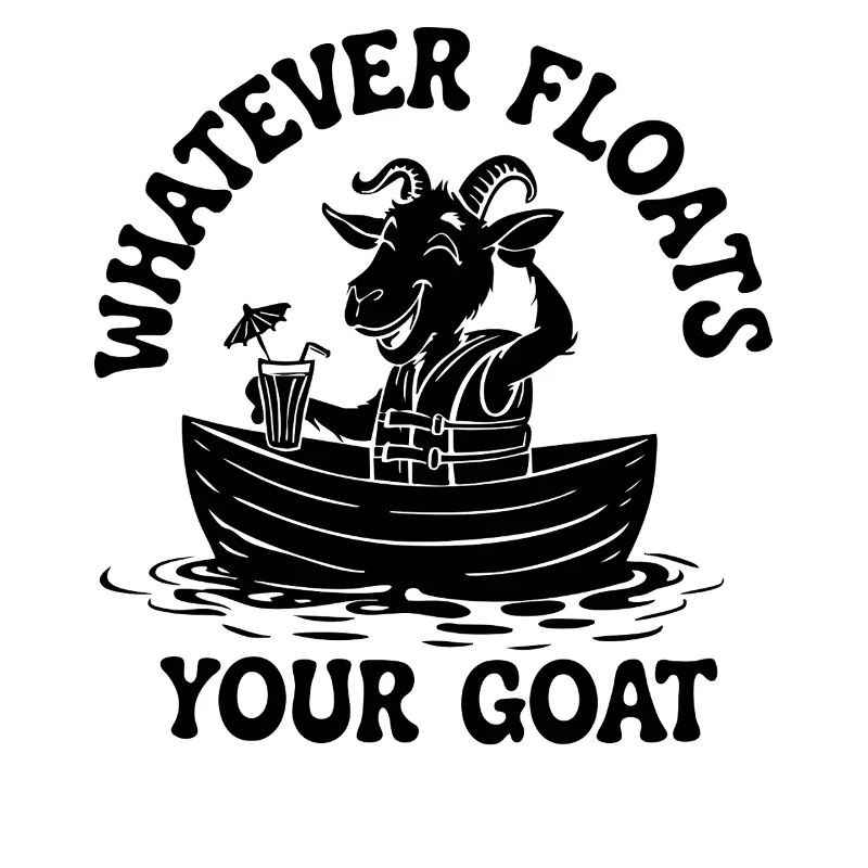 Float Goat Funny Floating Goat Design