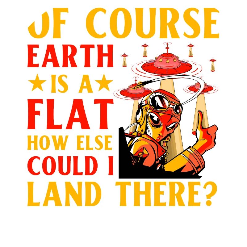 Of course Earth is a flat how else could I land