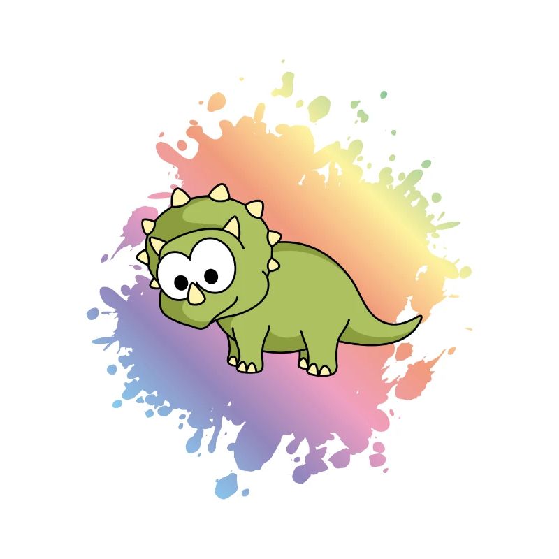 Dinosaur triceratops Comic