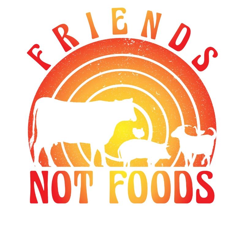 Amis végétaliens pas aliments