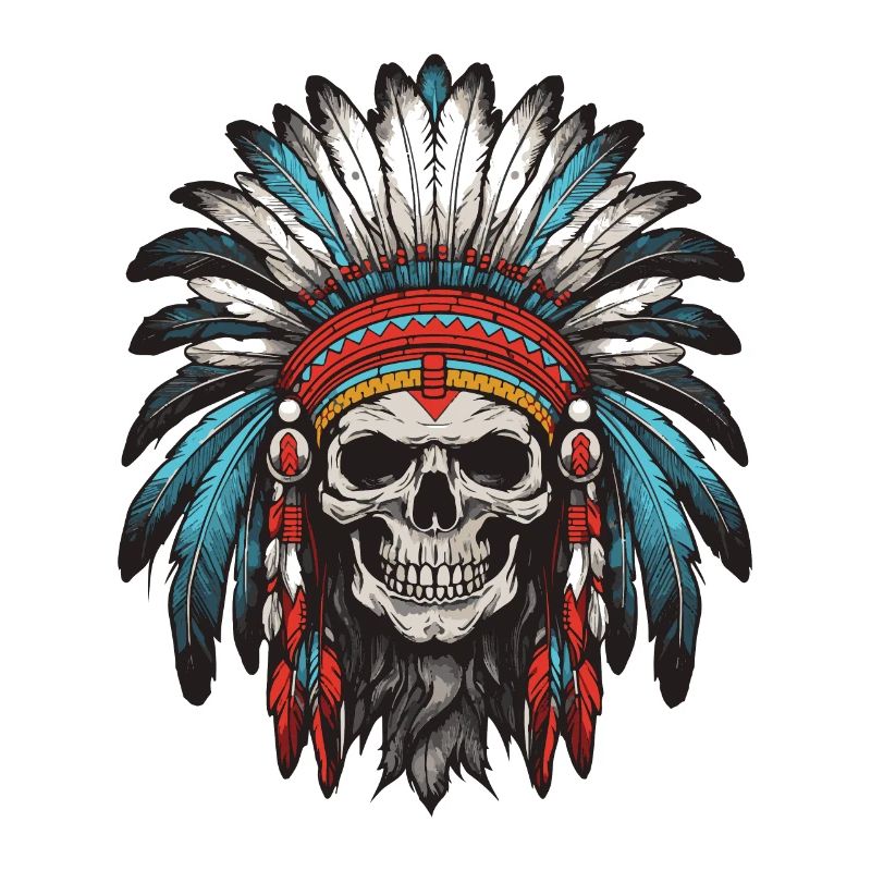 Crâne de chef indien Apache