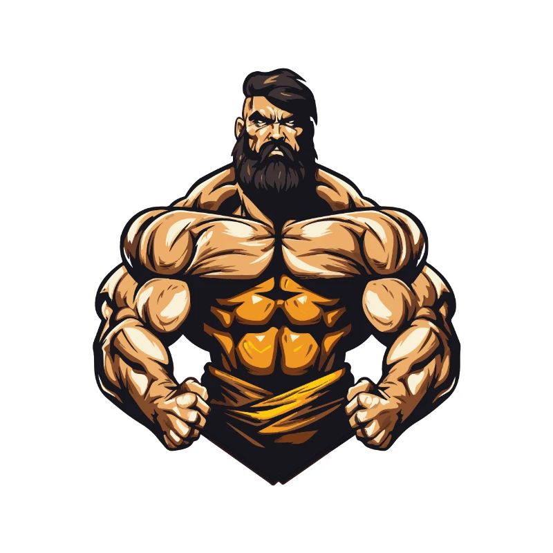 Bodybuilder Muscles Gym Workout